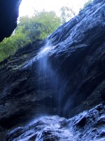 The point & click elph amazed me in its ability to capture this water dripping and misting down from the top of the gorge.