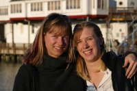 My niece, Jen (right), and I at Fisherman's Wharf