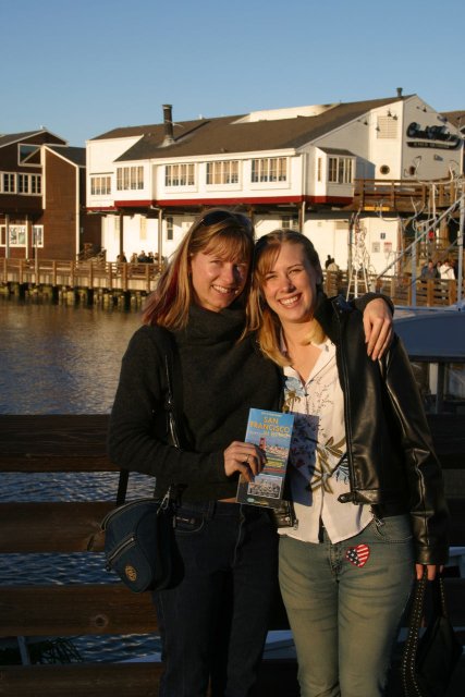 Jen (right) and I again