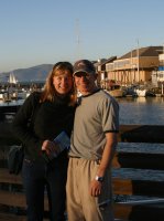My brother, Steve (right), and I at Fisherman's Wharf