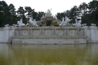 The fountain in the back gardens of Schoenbrunn.