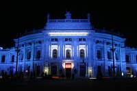 Hofburg Theater, across the street from the rathaus.