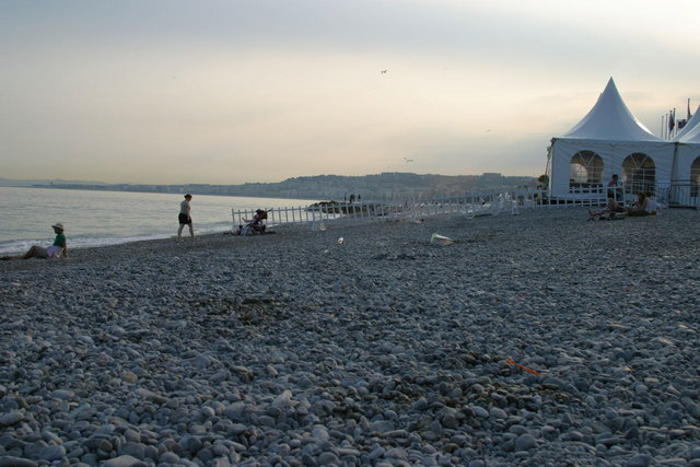 Once I ignored the navigation system, I got right to the beach, but by then we had only an hour before we had to leave for our dinner reservation.
