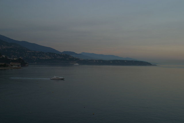 The view was especially nice with sunset lighting.