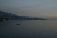 The view was especially nice with sunset lighting.