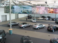 My new car parked in the Mercedes 