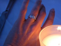 All the while, I tried to get used to this gorgeous, but foreign object on my finger.