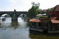 The restaurant again, from a different angle.  Our table was against the window on the enclosed terrace at water level.