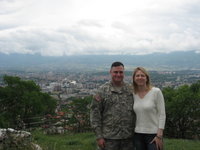Me with MAJ Peoria, my official escort and unofficial tour guide