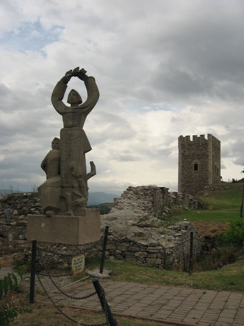 A war monument at Kale Fortress