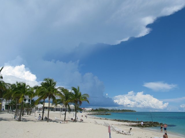 This was the sky when we first arrived at our hotel.  Rather ominous, but we had great weather despite the hurricane season.