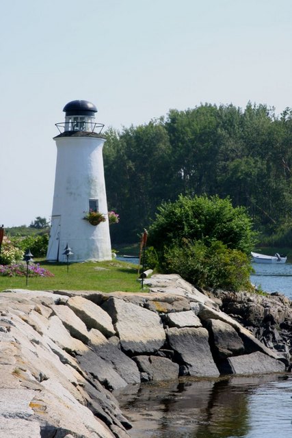 Miniature lighthouses...