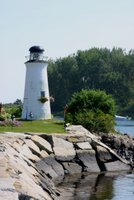 Miniature lighthouses...