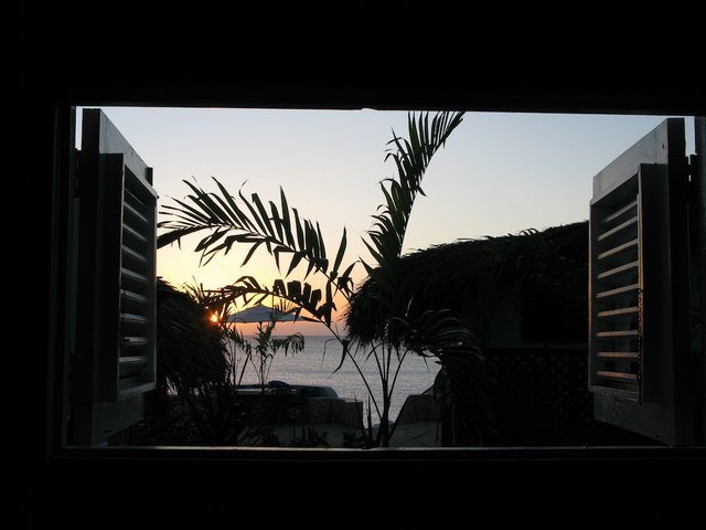 The view from our bed.