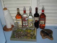 The complimentary in-room 