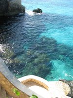 The snorkeling site at the resort.