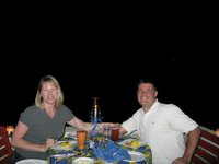 Our last dinner in paradise. Bittersweet.