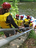 Steve looks eager to take on the river.