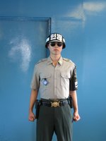 Another ROK soldier. I took this in the room where the original Armistice was signed, and both he and I are technically in North Korea because the border runs through the middle of the conference table in the center of the room.