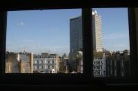 This was our window, taken the first morning we woke in London.  However, we were lucky enough to be greated by equally beatuiful sunshine every morning but our last.
