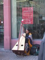 One of the more interesting street musicians.