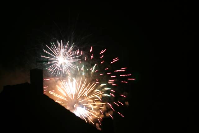 Right out my window!